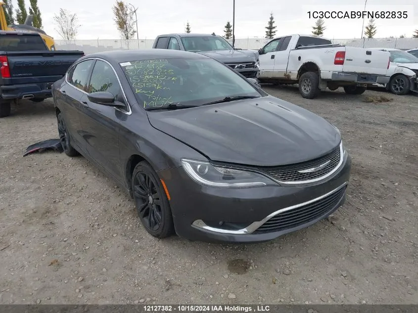 2015 Chrysler 200 Limited VIN: 1C3CCCAB9FN682835 Lot: 12127382