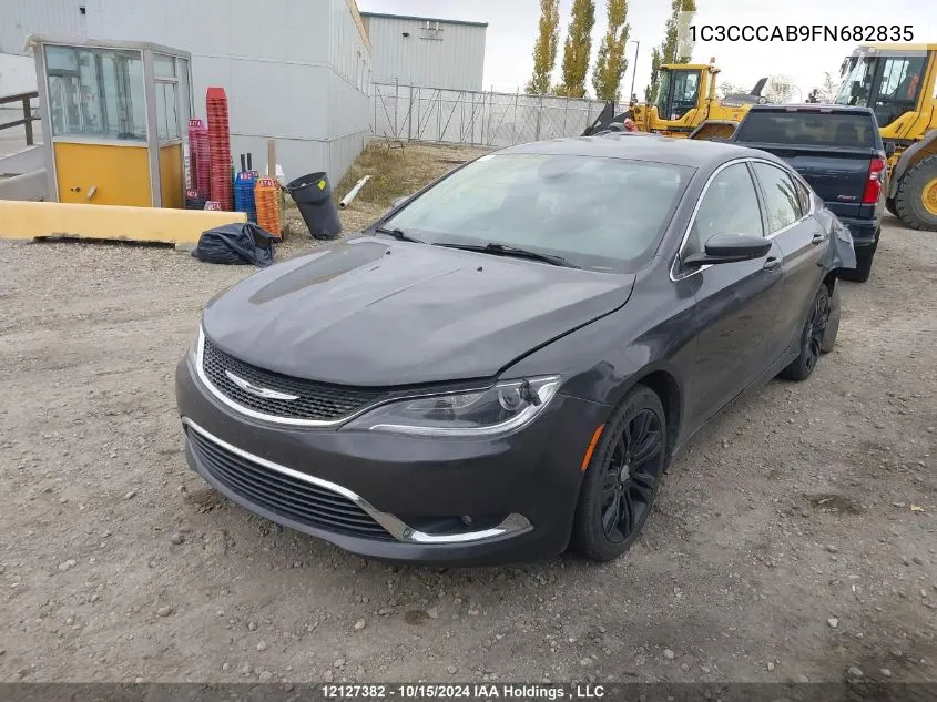 2015 Chrysler 200 Limited VIN: 1C3CCCAB9FN682835 Lot: 12127382