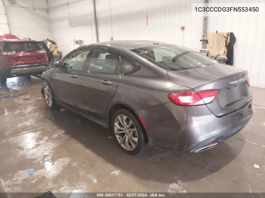 1C3CCCDG3FN553450 2015 Chrysler 200 S