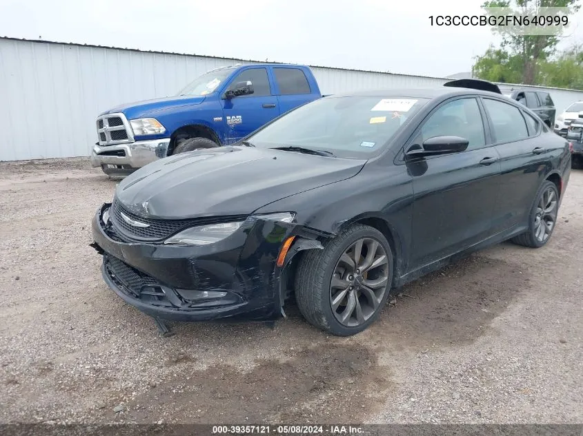 2015 Chrysler 200 S VIN: 1C3CCCBG2FN640999 Lot: 39357121