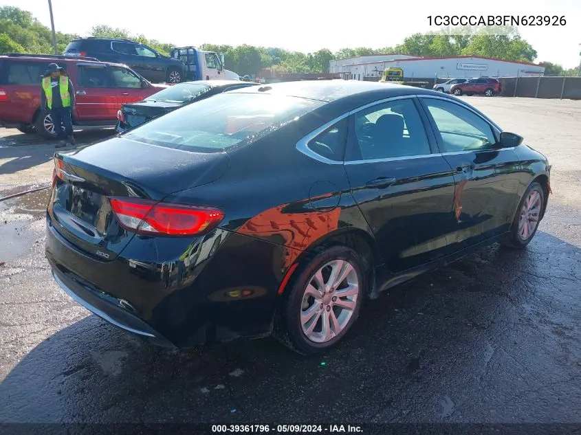 1C3CCCAB3FN623926 2015 Chrysler 200 Limited