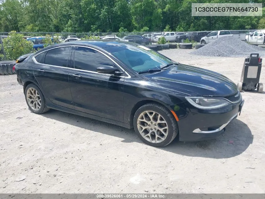 1C3CCCEG7FN664730 2015 Chrysler 200 C