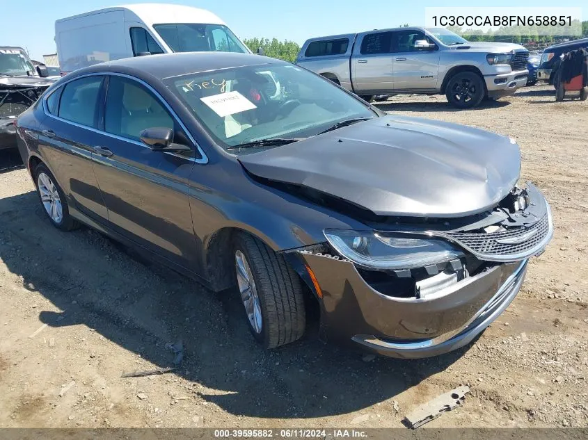 1C3CCCAB8FN658851 2015 Chrysler 200 Limited