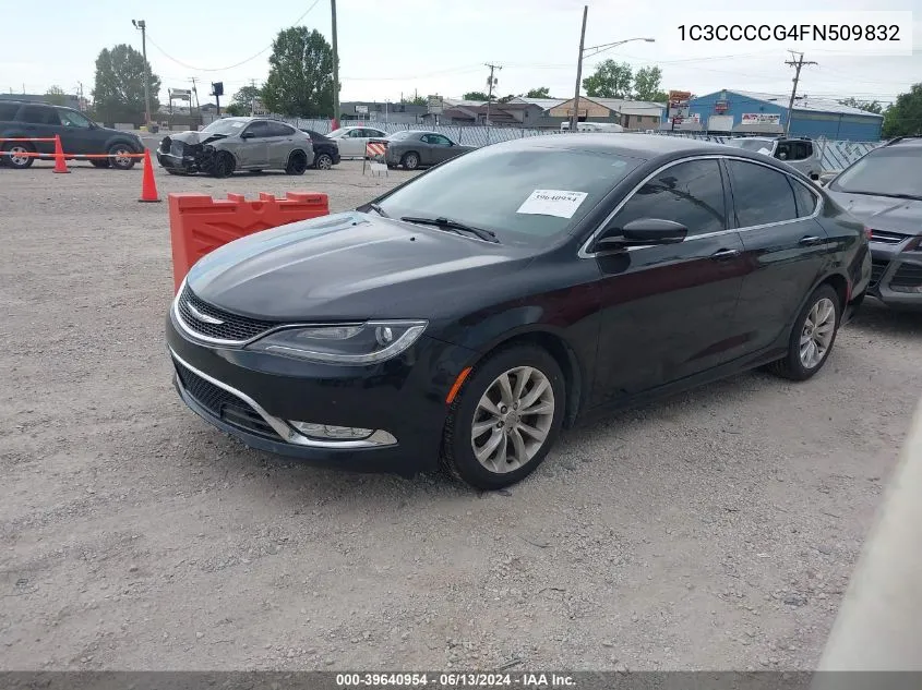 2015 Chrysler 200 C VIN: 1C3CCCCG4FN509832 Lot: 39640954