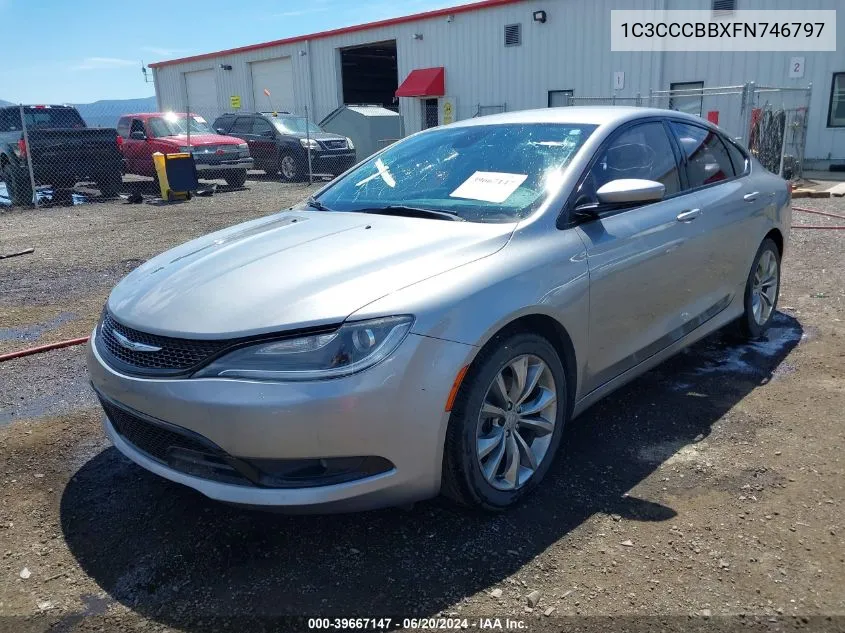 1C3CCCBBXFN746797 2015 Chrysler 200 S