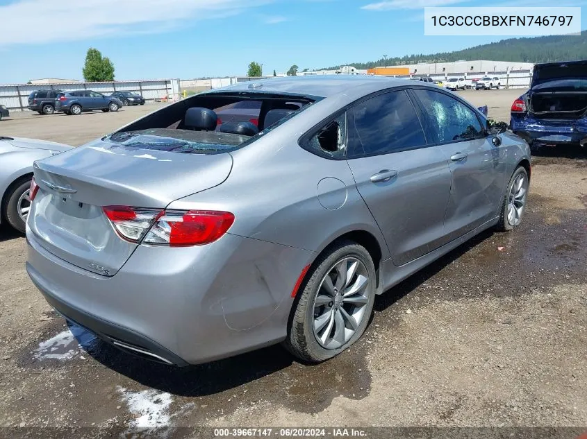 1C3CCCBBXFN746797 2015 Chrysler 200 S