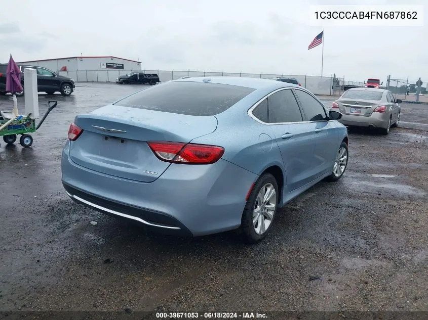 1C3CCCAB4FN687862 2015 Chrysler 200 Limited