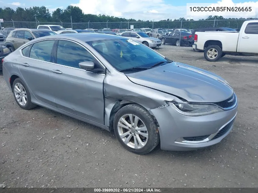 1C3CCCAB5FN626665 2015 Chrysler 200 Limited