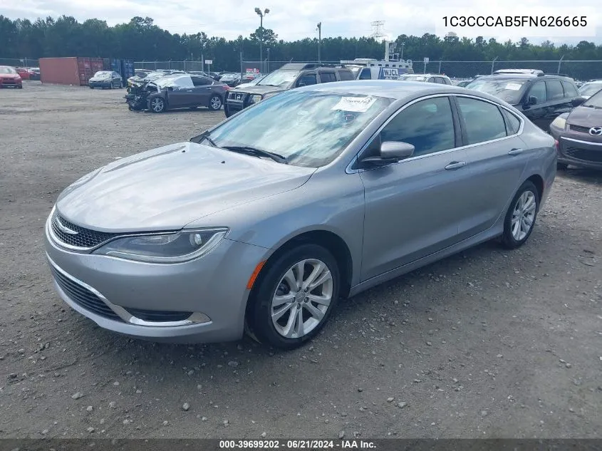 1C3CCCAB5FN626665 2015 Chrysler 200 Limited