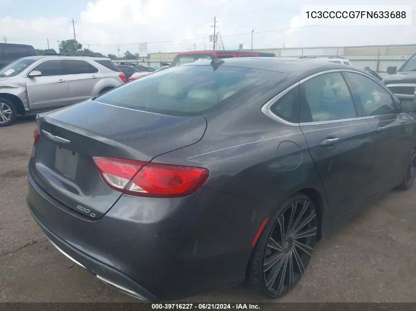 1C3CCCCG7FN633688 2015 Chrysler 200 C