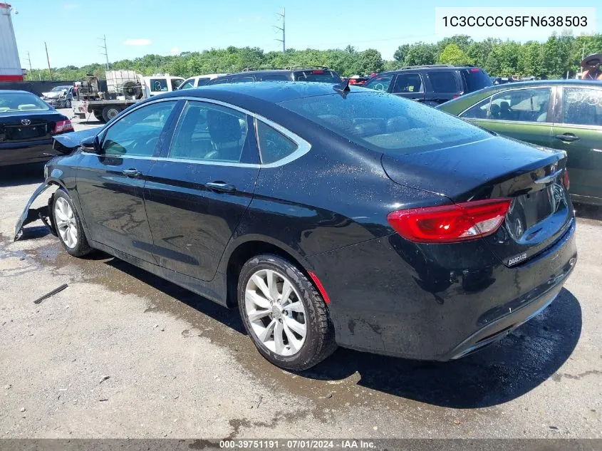 1C3CCCCG5FN638503 2015 Chrysler 200 C