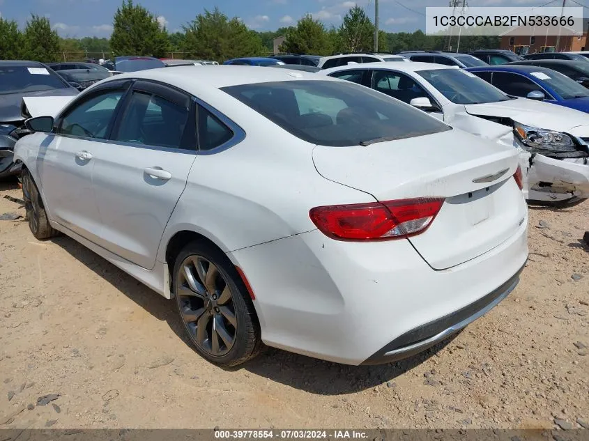 1C3CCCAB2FN533666 2015 Chrysler 200 Limited