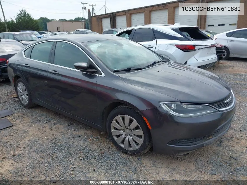 1C3CCCFB5FN610880 2015 Chrysler 200 Lx