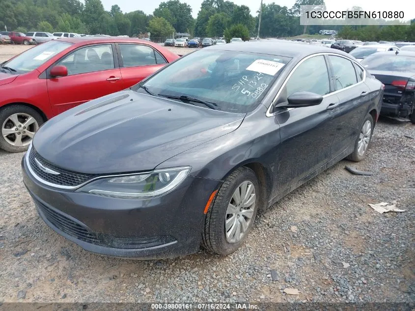 1C3CCCFB5FN610880 2015 Chrysler 200 Lx