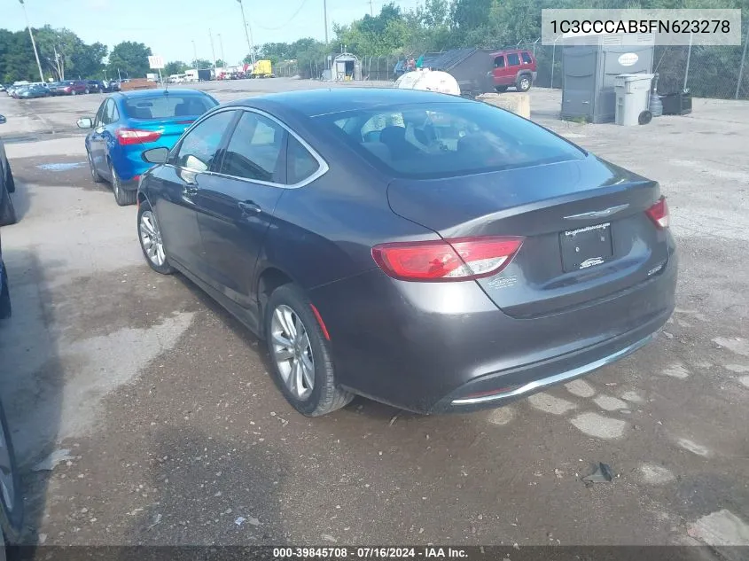 1C3CCCAB5FN623278 2015 Chrysler 200 Limited