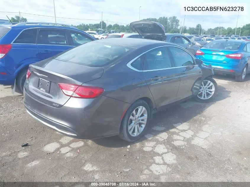 1C3CCCAB5FN623278 2015 Chrysler 200 Limited