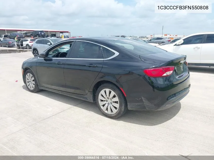 1C3CCCFB3FN550808 2015 Chrysler 200 Lx