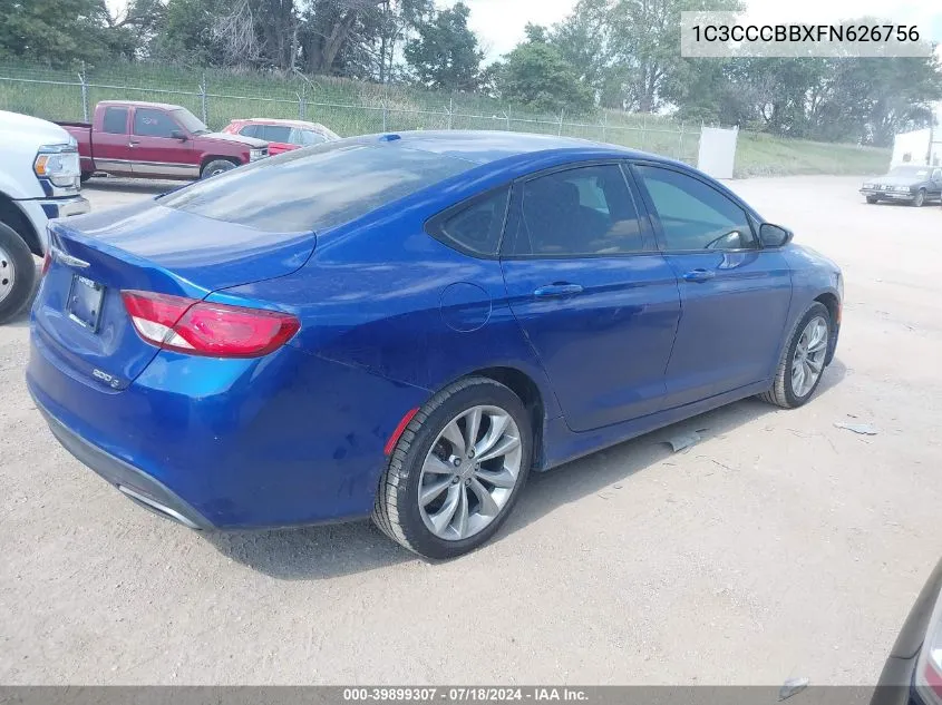 1C3CCCBBXFN626756 2015 Chrysler 200 S