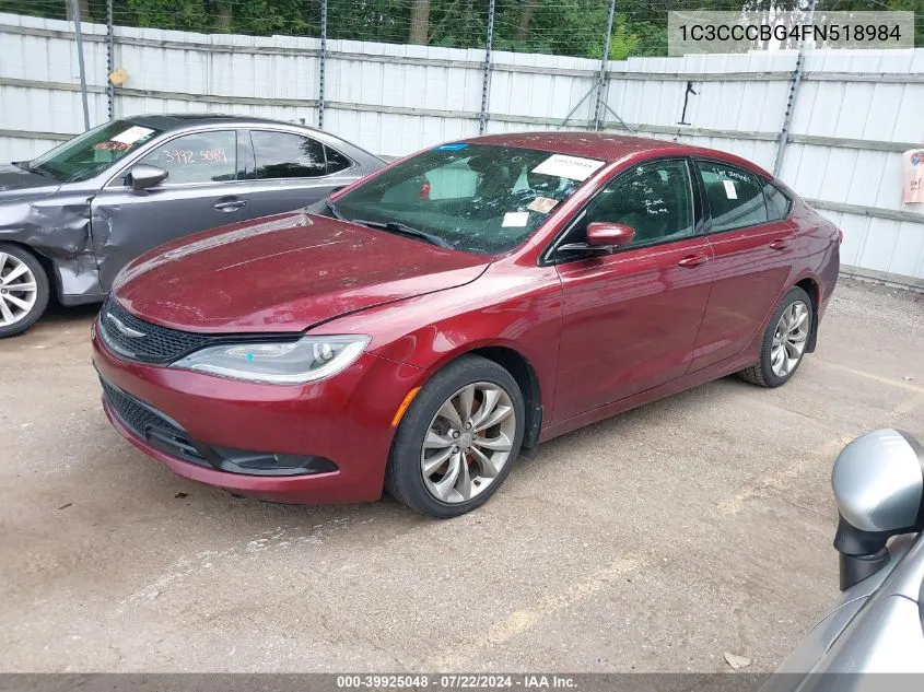 1C3CCCBG4FN518984 2015 Chrysler 200 S