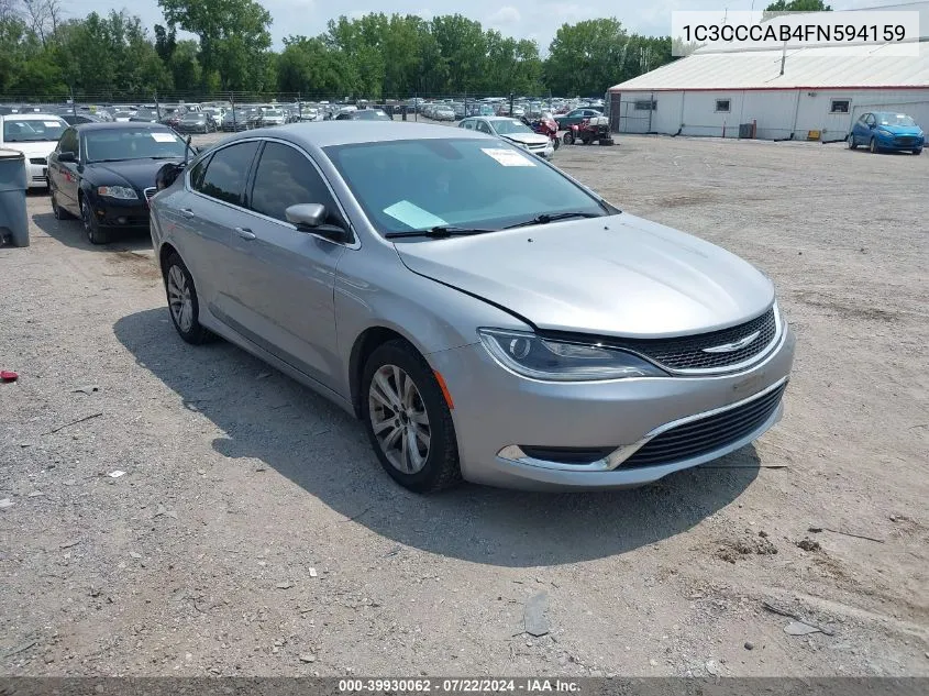 1C3CCCAB4FN594159 2015 Chrysler 200 Limited