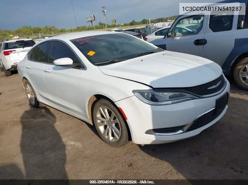 2015 Chrysler 200 Limited VIN: 1C3CCCAB1FN541287 Lot: 39934514