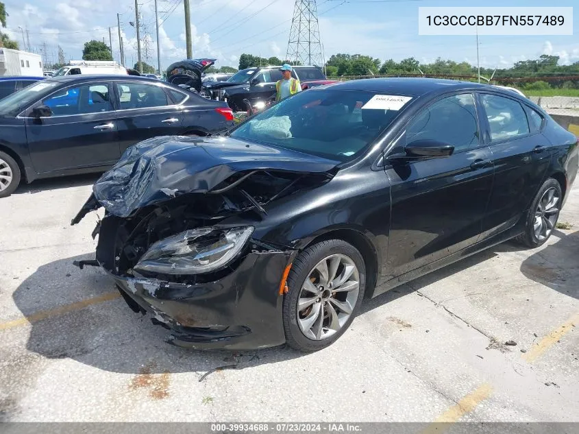 2015 Chrysler 200 S VIN: 1C3CCCBB7FN557489 Lot: 39934688