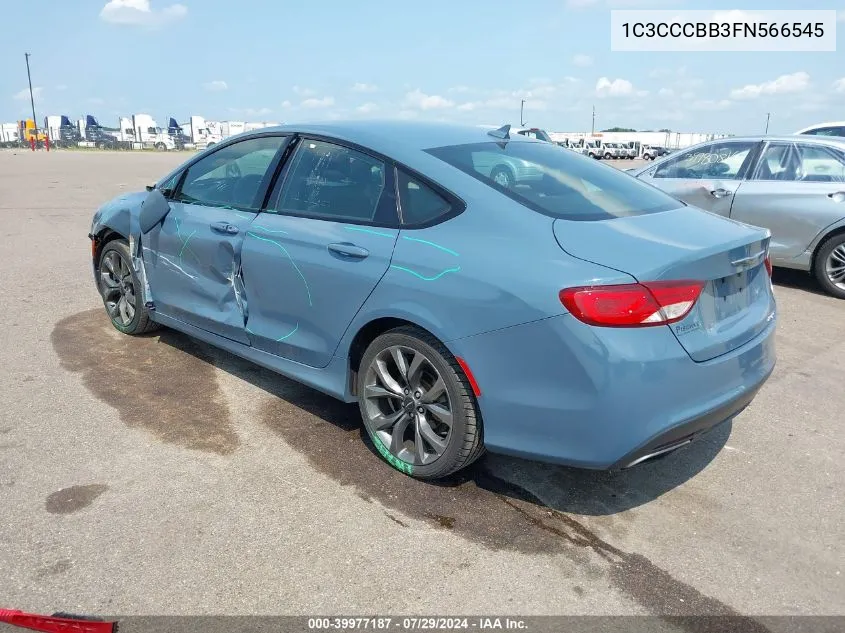 1C3CCCBB3FN566545 2015 Chrysler 200 S