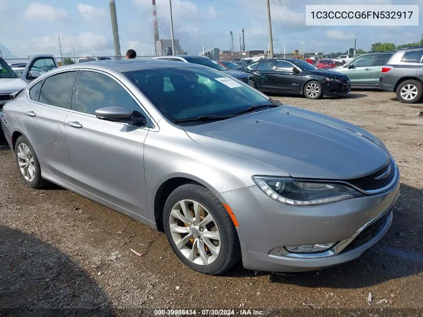 2015 Chrysler 200 C VIN: 1C3CCCCG6FN532917 Lot: 39986434