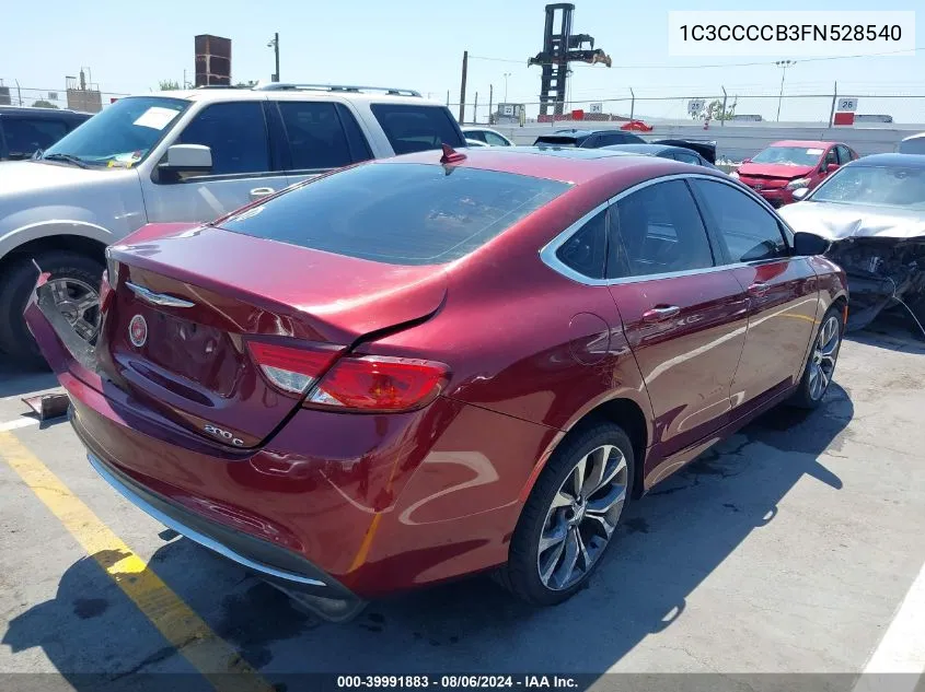 1C3CCCCB3FN528540 2015 Chrysler 200 C