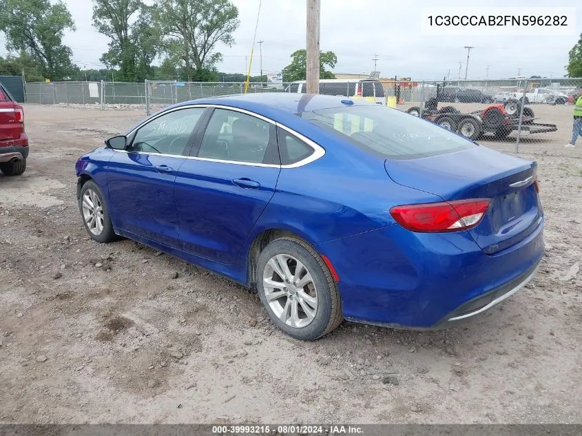 1C3CCCAB2FN596282 2015 Chrysler 200 Limited