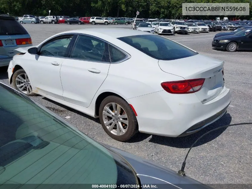 1C3CCCAB8FN559608 2015 Chrysler 200 Limited