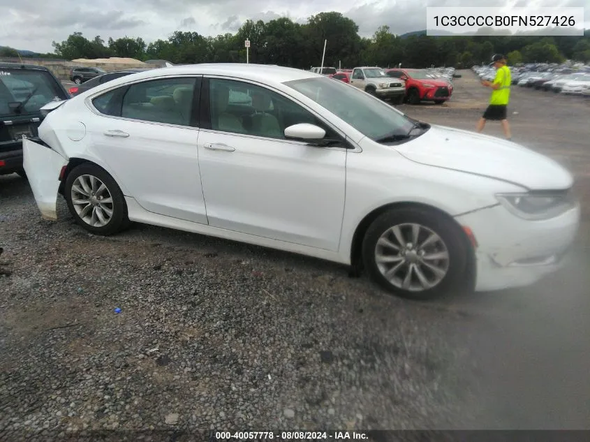 1C3CCCCB0FN527426 2015 Chrysler 200 C