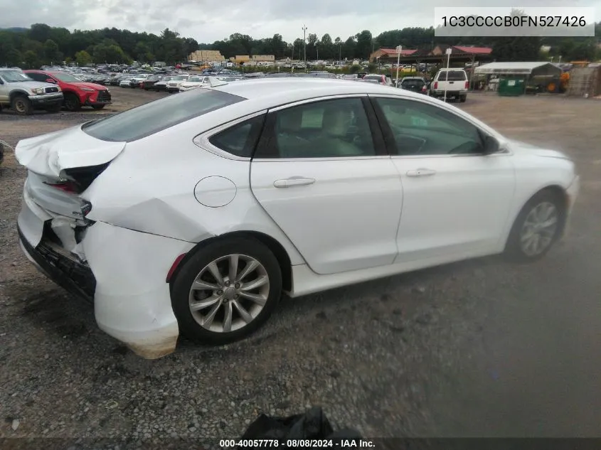 1C3CCCCB0FN527426 2015 Chrysler 200 C