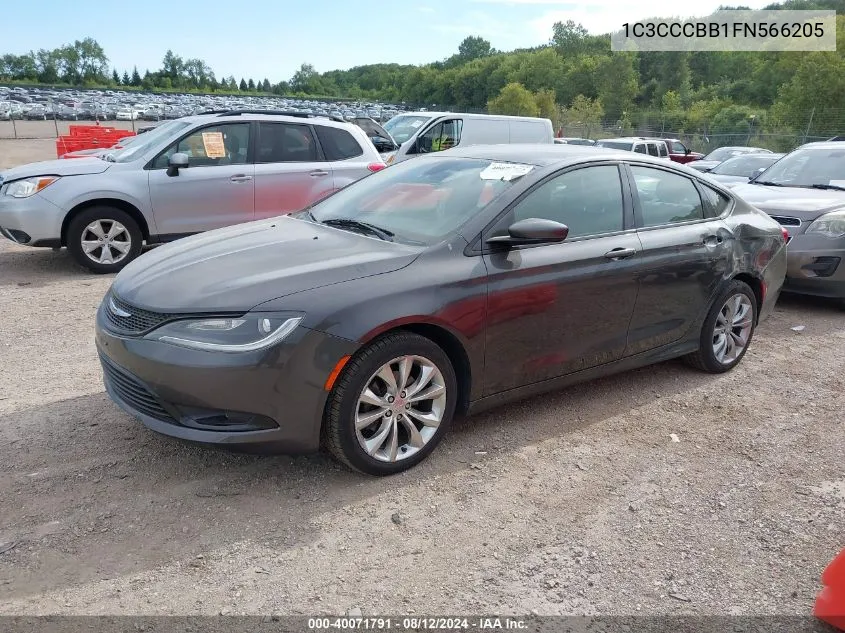 1C3CCCBB1FN566205 2015 Chrysler 200 S