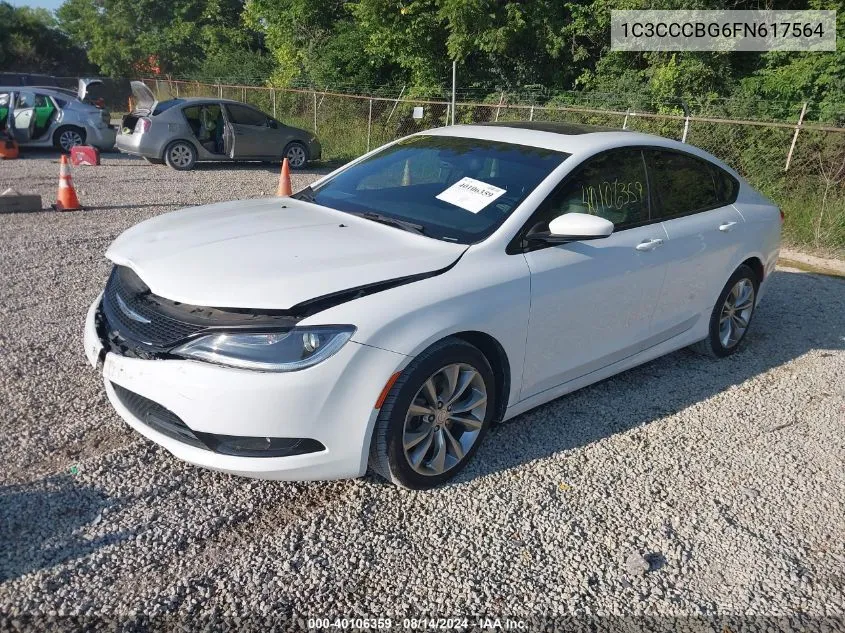 1C3CCCBG6FN617564 2015 Chrysler 200 S