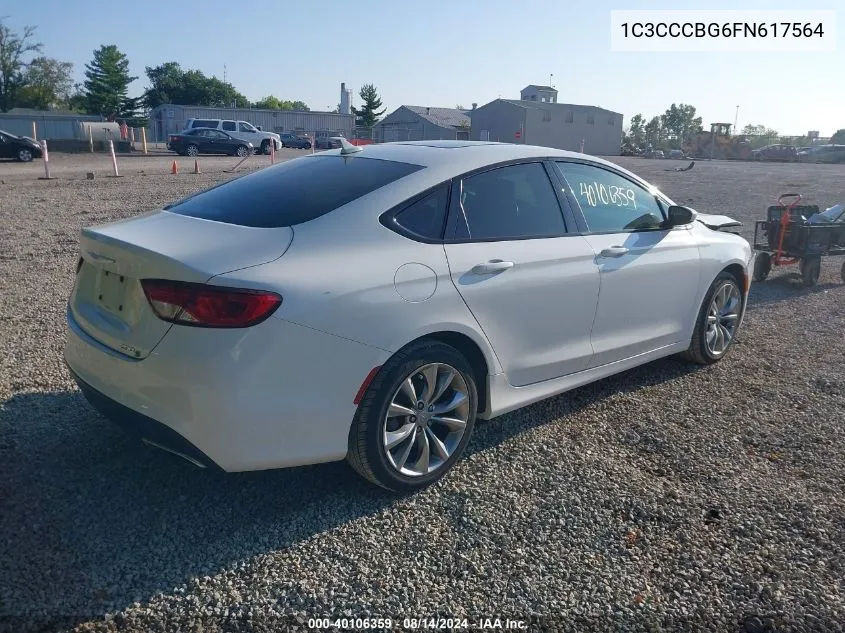 1C3CCCBG6FN617564 2015 Chrysler 200 S