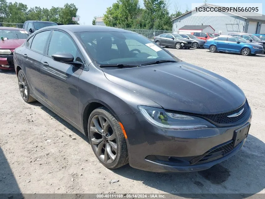 2015 Chrysler 200 S VIN: 1C3CCCBB9FN566095 Lot: 40111169