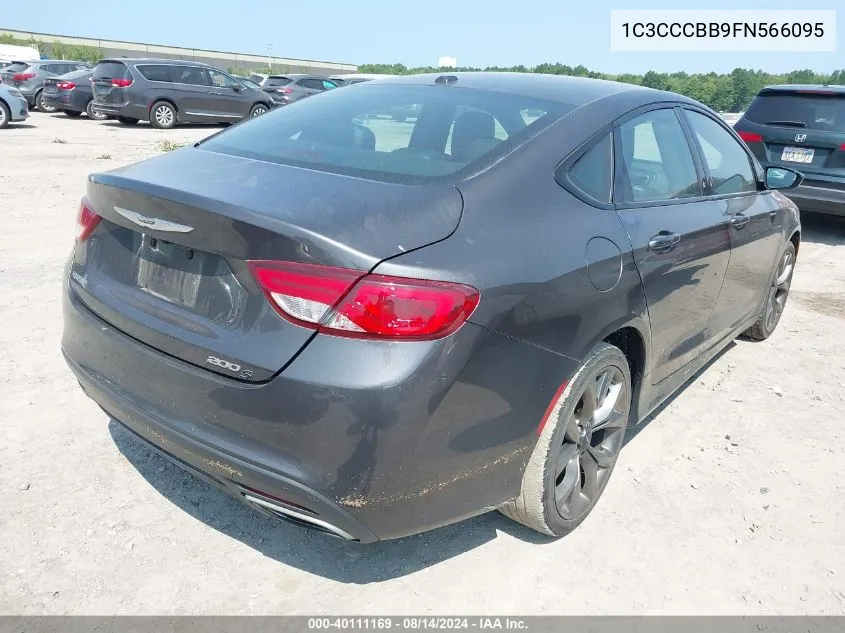 2015 Chrysler 200 S VIN: 1C3CCCBB9FN566095 Lot: 40111169