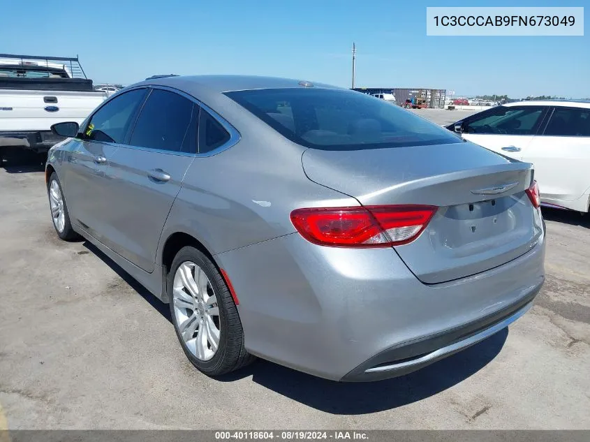 1C3CCCAB9FN673049 2015 Chrysler 200 Limited