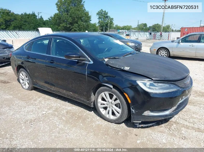 1C3CCCAB5FN720531 2015 Chrysler 200 Limited