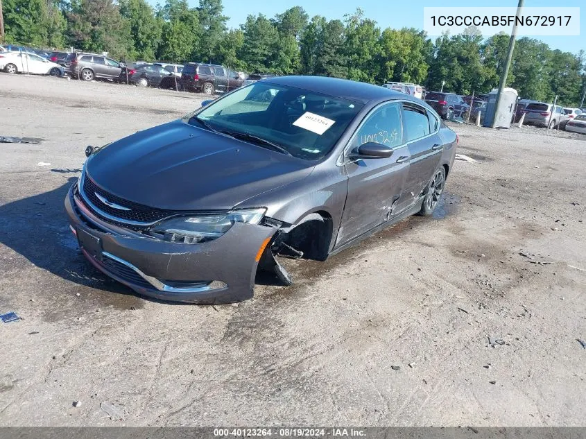 1C3CCCAB5FN672917 2015 Chrysler 200 Limited