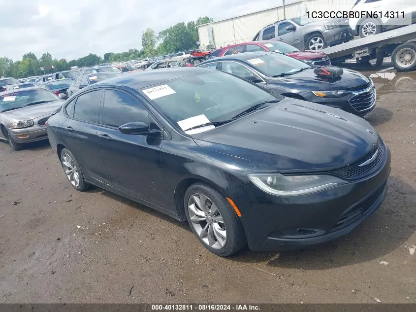 1C3CCCBB0FN614311 2015 Chrysler 200 S