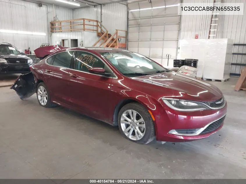 2015 Chrysler 200 Limited VIN: 1C3CCCAB8FN655335 Lot: 40154784