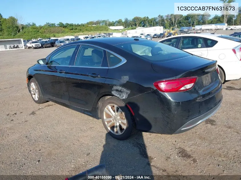 1C3CCCAB7FN631673 2015 Chrysler 200 Limited