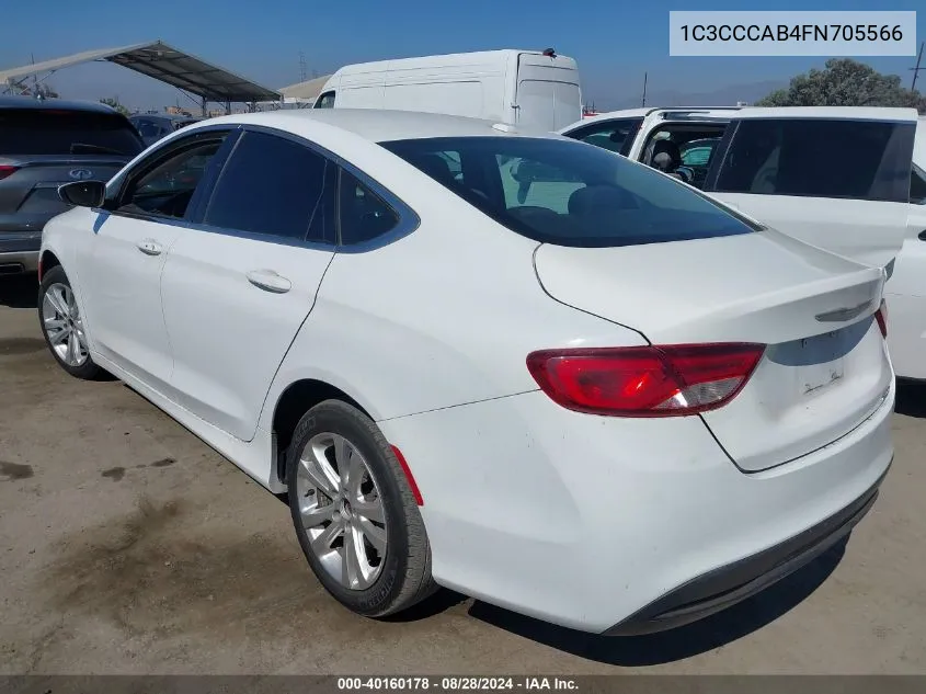 1C3CCCAB4FN705566 2015 Chrysler 200 Limited