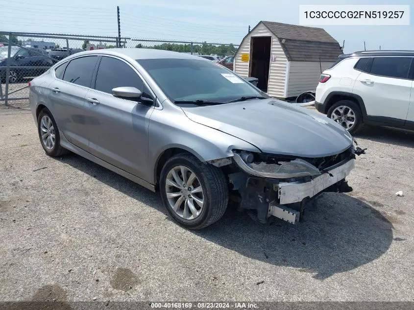 1C3CCCCG2FN519257 2015 Chrysler 200 C