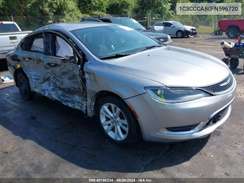 1C3CCCAB0FN596720 2015 Chrysler 200 Limited