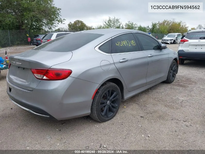 1C3CCCAB9FN594562 2015 Chrysler 200 Limited