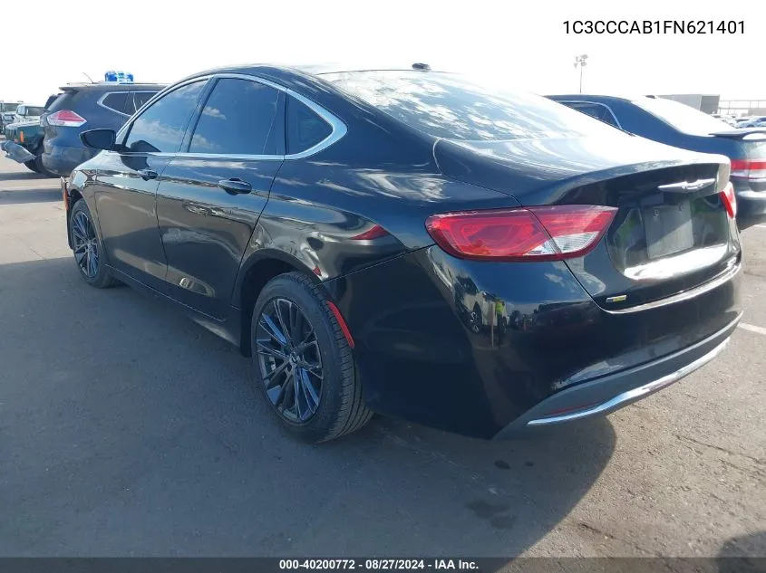 1C3CCCAB1FN621401 2015 Chrysler 200 Limited