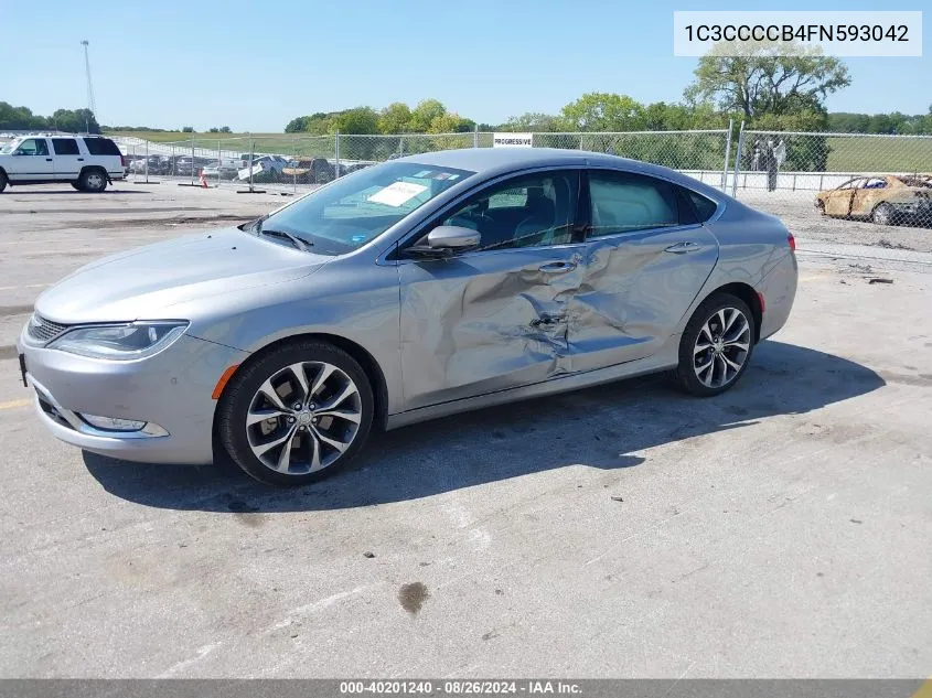 1C3CCCCB4FN593042 2015 Chrysler 200 C